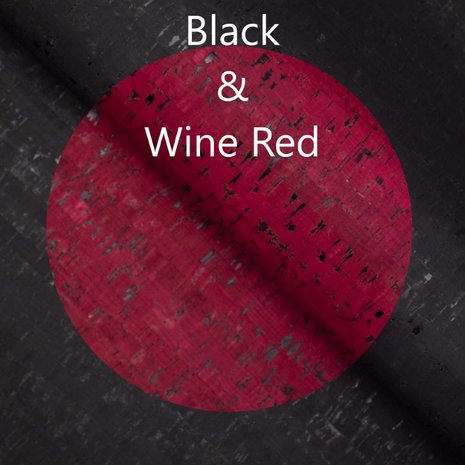 Black - Wine Red